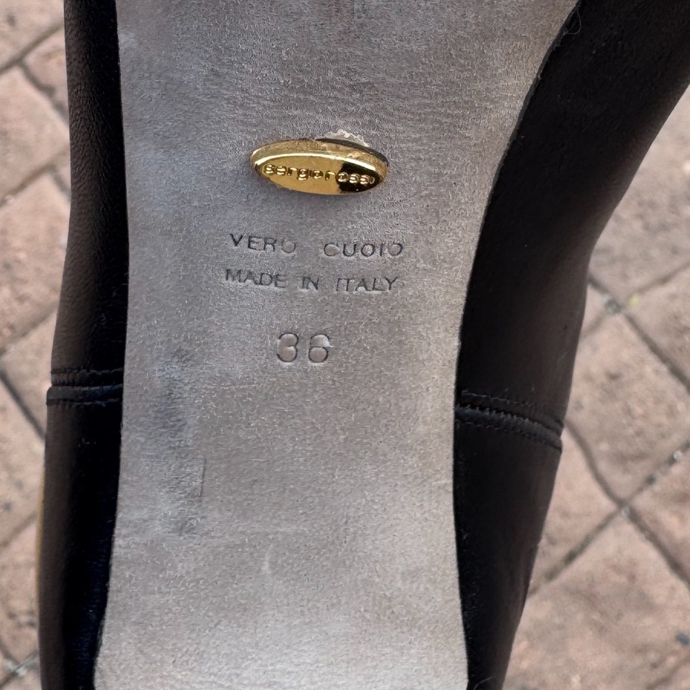 Sergio Rossi Leather boots Size 36 - Picture 8 of 9